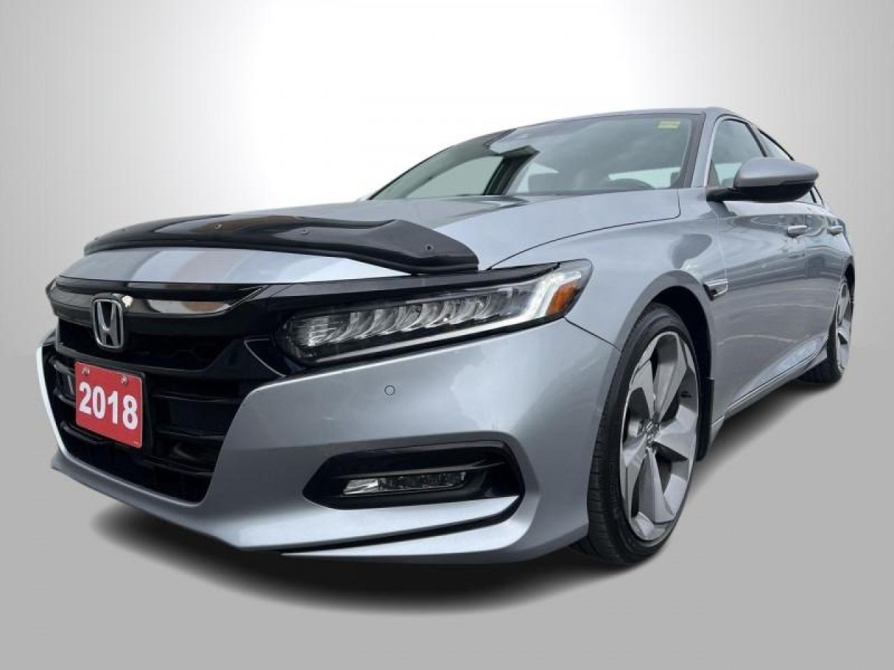 Used 2018 Honda Accord Sedan Touring  - Sunroof -  Navigation for sale in Sudbury, ON