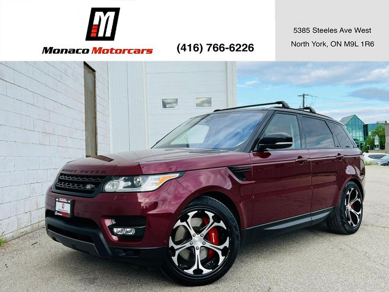 Used 2017 Land Rover Range Rover Sport V8 Supercharged - 7 PASS|ONE OWNER|DEALER SERVICED for sale in North York, ON