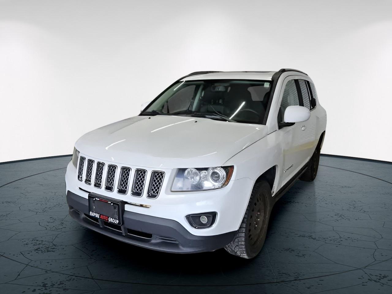 <a href=https://autoapprovers.com/?source_id=2 target=_blank>Apply for financing</a>

<p>Introducing the 2015 Jeep Compass Limited in pristine white, equipped with a robust 4×4 drivetrain. This SUV is designed to conquer any road with confidence and ease.</p> <p>On the outside, the Compass boasts a striking presence thanks to its bold lines and the classic Jeep design, enhanced by its elegant white paint. Step inside and experience the embrace of luxurious leather seats, where every detail has been crafted for comfort and style. The power seats ensure optimal positioning for drivers and passengers, while heated seats keep everyone cozy in colder climates.</p> <p>Stay connected and entertained with the cutting-edge features this Compass offers, including satellite radio for endless options on the go. The well-designed leather-wrapped steering wheel gives you intuitive control over the vehicle's features, and keyless entry adds a touch of modern convenience. The built-in brake assist and cruise control promote safe and relaxed driving experiences.</p> <p>If you are looking for a versatile SUV that doesn't compromise on comfort or performance, the 2015 Jeep Compass Limited is perfect for you. Contact our dealership today to learn more about this fantastic offering and how you can make it yours.</p><p>All our certified cars comes with 250 point inspection. 0 Down Payment Options Available. Whether its excellent, good, bad, no credit, collections, a discharged bankruptcy or proposal, even if your still in bankruptcy or proposal, have fines or parking tickets including 407 ETR fines, been divorced, young and no one will give you a shot, new to the country, have a fixed income or are currently self-employed, if you have the income we have the lenders that can get it done, you name it, there are lenders out there that will finance you!</p>                         <p><b>ALL CREDIT SITUATIONS ACCEPTED! Dont hesitate&nbsp;<a class=redborder href=apply.php target=_blank rel=noopener>APPLY NOW!</a></b></p>                         <p>*All payments shown are based on a 4.95%. Rate of borrowing a vehicle over qualified term based on the lender. Example: The cost of borrowing on a vehicle, at the purchase price of $10,000, at 4.95% rate of borrowing over 60 month term would be $43.45+HST weekly. Rates are subject to change without notice. Payments are available on approved credit. <b>Best Interest Rate</b>&nbsp;for your car loan Guaranteed!&nbsp;<i>Vehicle being presented might not be financeable; payments are available on approved credit.</i></p>                         <p><b>* All prices exclude HST and Licensing.&nbsp;</b><b>*At times, a down payment may be required for financing however we will do our best to achieve a $0 down payment.</b></p>                         <p><b>* Guaranteed Savings ask one of our representatives for details all in pricing with only HST extra and discounts offered on our vehicles and warranties. *Financing does NOT apply for As-Is vehicles.</b></p>                         <p><b>* As per OMVIC regulations&comma; this vehicle is not road worthy,  not safety certified and not licensed. Certification is available for $799. All our vehicles are in excellent condition and have been fully inspected by an in-house licensed mechanic. Each Empire Auto Group client is a satisfied guest, GUARANTEED!</b></p>                         <p>* Empire Auto Group shall not be held liable for any errors or omissions pertaining to information provided (whether orally, in writing, or in digital image form) on this website, included but not limited to: year, make, model, vehicle options (both hardware and software), vehicle condition, vehicle trim, accessories, mileage. Client is solely responsible for performing appropriate due diligence as it pertains to any and all information regarding the type, condition, options, vehicle trim, status, and history of vehicle before completing a transaction. The advertised price is a finance only price, if you wish to purchase the vehicle for cash additional $2,000 surcharge will apply. Applicable prices and special offers are subject to change with or without notice and shall be at the full discretion of Empire Auto Group.</p>                         <p>* Vehicle sold as seen as equipped. Cosmetic repairs & non safety items at customers cost if requested.</p>                         <p>This vehicle could be at any of our 3 locations - Empire Auto East (2293 Dundas St, London, ON) or Empire Auto West (282 Springbank Dr, London, ON) or Southdale Motors (284 Springbank Dr, London, ON). Please call us for more information.</p><br/><br/>Looking to Purchase or Finance a Jeep Compass or just a Jeep Suv? We carry 100s of handpicked vehicles, with multiple Jeep Suvs in stock! Visit us online at <a href=https://empireautogroup.ca/?source_id=6>www.EMPIREAUTOGROUP.CA</a> to view our full line-up of Jeep Compasss or  similar Suvs. New Vehicles Arriving Daily!<br/>  	<br/>FINANCING AVAILABLE FOR THIS LIKE NEW JEEP COMPASS!<br/> 	REGARDLESS OF YOUR CURRENT CREDIT SITUATION! APPLY WITH CONFIDENCE!<br/>  	SAME DAY APPROVALS! <a href=https://empireautogroup.ca/?source_id=6>www.EMPIREAUTOGROUP.CA</a> or CALL/TEXT 519.659.0888.<br/><br/>	   	THIS, LIKE NEW JEEP COMPASS INCLUDES:<br/><br/>  	* Wide range of options that you will enjoy.<br/> 	* Comfortable interior seating<br/> 	* Safety Options to protect your loved ones<br/> 	* Fully Certified<br/> 	* Pre-Delivery Inspection<br/> 	* Door Step Delivery All Over Ontario<br/> 	* Empire Auto Group  Seal of Approval, for this handpicked Jeep Compass<br/> 	* Finished in White, makes this Jeep look sharp<br/><br/>  	SEE MORE AT : <a href=https://empireautogroup.ca/?source_id=6>www.EMPIREAUTOGROUP.CA</a>