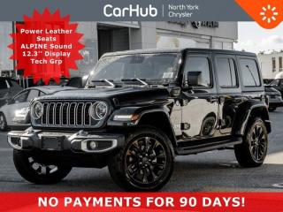 New 2024 Jeep Wrangler 4xe Sahara 4 Door Heated Power Leather Seats Safety & Tech Grps for sale in Thornhill, ON