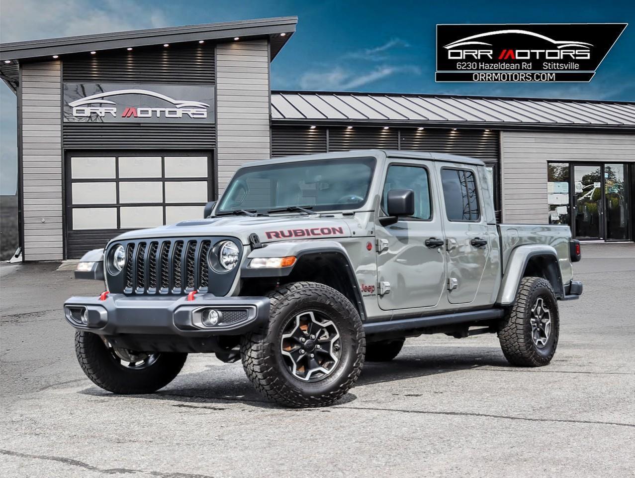 Used 2022 Jeep Gladiator Rubicon 3.6L V6 - HEATED LEATHER SEATS - TOW PACKAGE - COLOR MATCHED HARD TOP for sale in Stittsville, ON