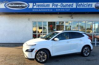 <p style=color: #333333; font-family: sans-serif, Arial, Verdana, Trebuchet MS; font-size: 13px;>With Gas Prices Being So High... Come Check Out This <u><strong>Local No Accident</strong></u> 2022 Hyundai Kona Preferred FWD *Leather, Heated Seats, Heated Steering Wheel, Push Button Start, Back Up Camera, Bluetooth, Steering Wheel Control, Lane Keeping, Laser Cruise and Much More</p><p style=color: #333333; font-family: sans-serif, Arial, Verdana, Trebuchet MS; font-size: 13px;>2022 Hyundai Kona Preferred FWD List Of Options</p><div style=color: #333333; font-family: sans-serif, Arial, Verdana, Trebuchet MS; font-size: 13px;><p>415km All-Electric Range</p><p>150kW Electric motor + 64kWh lithium-ion polymer high-voltage battery</p><p>Drive Mode Select</p><p>Regenerative braking system with steering-wheel mounted paddles</p><p>Heat Pump System</p><p>17 aluminum alloy wheels with all-season low rolling resistance tires</p><p>Projection headlights</p><p>LED daytime running lights</p><p>Rear privacy glass</p><p>Battery Temperature Management System</p><p>Forward Collision-Avoidance Assist with Pedestrian and Cyclist Detection</p><p>Vehicle Stability Management with Electronic Stability Control and Traction Control System</p><p>Hill Start Assist</p><p>Lane Keeping Assist (LKA)</p><p>Parking Distance Warning – Reverse</p><p>Blind-Spot Collision-Avoidance Assist (BCA)</p><p>Rearview Camera</p><p>Hyundai SmartSense active safety (LKA, FCAA, DAW)</p><p>10.25 colour touchscreen navigation system</p><p>BlueLink® connectivity</p><p>Adaptive Cruise Control w/ traffic stop & go</p><p>Heated steering wheel</p><p>iPod/USB/AUX input jacks</p><p>Steering wheel-mounted audio, cruise and phone controls</p><p>Android Auto™ and Apple CarPlay™</p><p>Automatic temperature control with automatic window defogger</p><p>AM/FM/SiriusXM capability/MP3 audio system with 6 speakers</p><p>Leather-wrapped steering wheel</p><p style=line-height: 1;> </p><p style=line-height: 1;><span style=color: #666666; font-family: -apple-system, BlinkMacSystemFont, Segoe UI, Roboto, Oxygen-Sans, Ubuntu, Cantarell, Helvetica Neue, sans-serif;><span style=font-size: 14px;>Please Contact Dealer For Warranty Details*** Extended Warranty Available.</span></span></p><p style=line-height: 1;><span style=color: #666666; font-family: -apple-system, BlinkMacSystemFont, Segoe UI, Roboto, Oxygen-Sans, Ubuntu, Cantarell, Helvetica Neue, sans-serif;><span style=font-size: 14px;>For More Details Visit http://Autoworld.ca/</span></span></p><p style=line-height: 1;><span style=color: #666666; font-family: -apple-system, BlinkMacSystemFont, Segoe UI, Roboto, Oxygen-Sans, Ubuntu, Cantarell, Helvetica Neue, sans-serif;><span style=font-size: 14px;>Contact @Autoworld 604-510-7227</span></span></p><p style=line-height: 1;><span style=color: #666666; font-family: -apple-system, BlinkMacSystemFont, Segoe UI, Roboto, Oxygen-Sans, Ubuntu, Cantarell, Helvetica Neue, sans-serif;><span style=font-size: 14px;>19987 Fraser Highway</span></span></p><p style=line-height: 1;><span style=color: #666666; font-family: -apple-system, BlinkMacSystemFont, Segoe UI, Roboto, Oxygen-Sans, Ubuntu, Cantarell, Helvetica Neue, sans-serif;><span style=font-size: 14px;>Langley BC</span></span></p><p style=line-height: 1;><span style=color: #666666; font-family: -apple-system, BlinkMacSystemFont, Segoe UI, Roboto, Oxygen-Sans, Ubuntu, Cantarell, Helvetica Neue, sans-serif;><span style=font-size: 14px;>V3A 4E2</span></span></p><p style=line-height: 1;><span style=color: #666666; font-family: -apple-system, BlinkMacSystemFont, Segoe UI, Roboto, Oxygen-Sans, Ubuntu, Cantarell, Helvetica Neue, sans-serif;><span style=font-size: 14px;>Not The Car your Looking For? We Can Find You The Car You Want Using Our Professional Car Hunter Service!</span></span></p><p style=line-height: 1;><span style=font-size: 14px; color: #666666; font-family: -apple-system, BlinkMacSystemFont, Segoe UI, Roboto, Oxygen-Sans, Ubuntu, Cantarell, Helvetica Neue, sans-serif;>VSA Dealer # 31259</span></p></div>