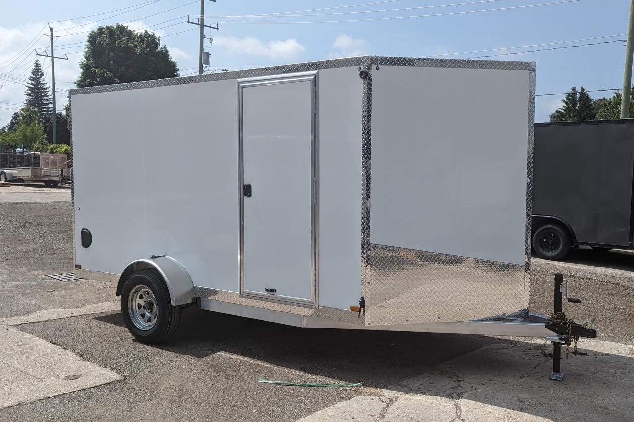 2023 Canadian Trailer Company 6x12 V-Nose Cargo Trailer Aluminum Single Axle Photo10