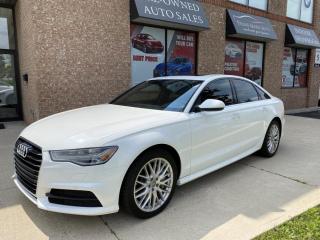 This 2018 AUDI A6 PROGRESSIV is in absolute perfect condition like new. Comes with ALL the great features, 340HP, SMARTPHONE INTEGRATION, AUDI MMI CONNECT INFOTAINMENT, AUDIBLE WARNING PRE-COLLISION WARNING SYSTEM, BLUETOOTH WIRELESS DATA LINK, DUAL FRONT AIR CONDITIONING ZONES, GOOGLE POIS CONNECTED IN-CAR APPS, NAVIGATION SYSTEM, HEATED WINDSHIELD WASHER JETS, IN DASH REARVIEW MONITOR, REARVIEW CAMERA SYSTEM and much more....<br><br>No accidents as per carfax.<br>Extended Warranty available<br>Accessories available at request. H.S.T. & licensing extra.<br>As per omvic regulations this vehicle is not certified and e-tested. Certification and 90 day powertrain warranty is available for $899.<br>FINANCING and LEASING options at preferred rates on O.A.C. on all vehicles.<br>Call us 905-760-1909<br>         <br>Please visit our new 20,000 sqft showroom, No haggle, No hassle in a care free environment with Espresso or Cappuccino by Lavazza on us!<br><br>