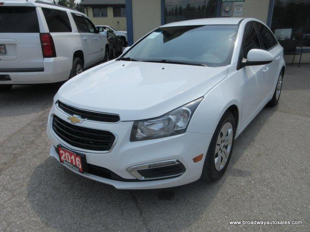 Used 2016 Chevrolet Cruze WELL EQUIPPED 1-LT-MODEL 5 PASSENGER 1.4L - TURBO.. TOUCH SCEEN DISPLAY.. BACK-UP CAMERA.. BLUETOOTH SYSTEM.. KEYLESS ENTRY.. for sale in Bradford, ON
