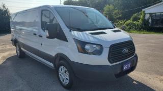CLEAN CARFAX REPORT, No Accidents, Low Mileage<br><br>2017 FORD TRANSIT 250 featuring Back-up camera, hands-free phone, voice recognition, cruise control, tilt and telescopic steering wheel, steering wheel-mounted controls, power windows, auto-locking power door locks, power mirrors, air conditioning, AM/FM radio, CD player, 2 total speakers, jack auxiliary audio input, halogen headlights, keyless entry multi-function remote.<br><br>Purchase price: $31,888 plus  HST and LICENSING<br><br>Certification is available for only $799 which includes 3 month or 3ooo km Lubrico warranty with $1000 per claim.<br> If not certified, by OMVIC regulations this vehicle is being sold AS-lS and is not represented as being in road worthy condition, mechanically sound or maintained at any guaranteed level of quality. The vehicle may not be fit for use as a means of transportation and may require substantial repairs at the purchaser   s expense. It may not be possible to register the vehicle to be driven in its current condition.<br><br>CARFAX PROVIDED FOR EVERY VEHICLE<br><br>WARRANTY: Extended warranty with different terms and coverages is available, please ask our representative for more details.<br>FINANCING: Bad Credit? Good Credit? No Credit? We work with you to find the best financing plan that fits your budget. Our specialists are happy to assist you with all necessary information.<br>TRADE-IN OR SELL: Upgrade your ride by trading-in your vehicle and save on taxes, or Sell it to us, and get the best value for your current vehicle.<br><br>Smart Wheels Used Car Dealership<br>642 Dunlop St West, Barrie, ON L4N 9M5<br>Phone: (705)721-1341<br>Email: Info@swcarsales.ca<br>Web: www.swcarsales.ca<br>