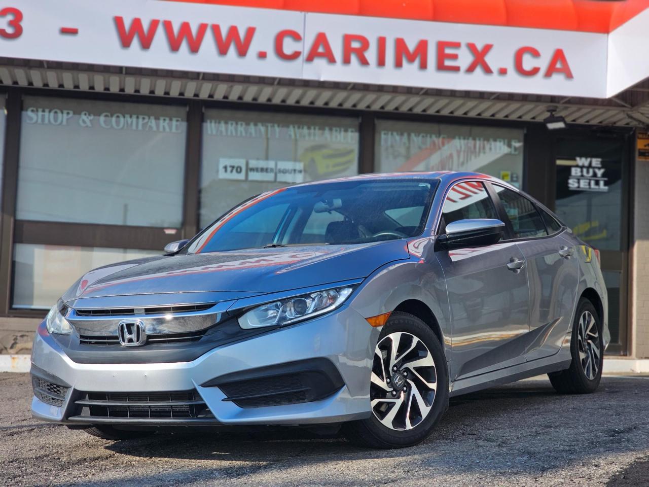 Used 2016 Honda Civic EX Sunroof | Remote Start | LaneWatch | Back up Camera | Apple Car Play & Android Auto for sale in Waterloo, ON