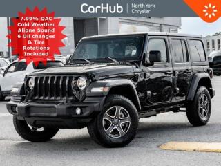 Used 2023 Jeep Wrangler Sport S Heated Seats and Steering Nav Alpine Sound 3 Pcs Hardtop V6 3.6L for sale in Thornhill, ON