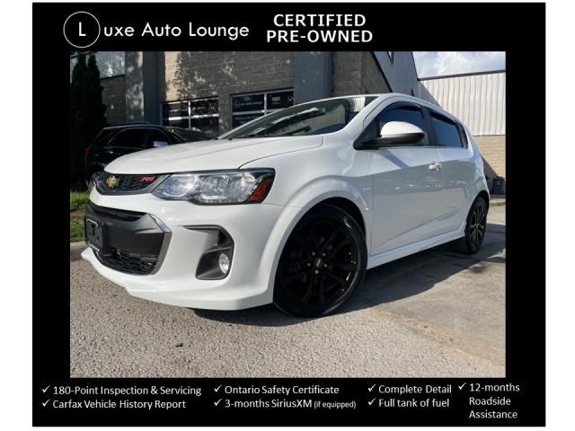 2017 Chevrolet Sonic PREMIER WITH RS PKG! AUTO, LEATHER ,SUNROOF, NAV!!
