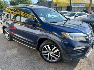 Used 2016 Honda Pilot Touring/AWD/NAVI/CAMERA/DVD/LEATHER/ROOF/ALLOYS for sale in Scarborough, ON