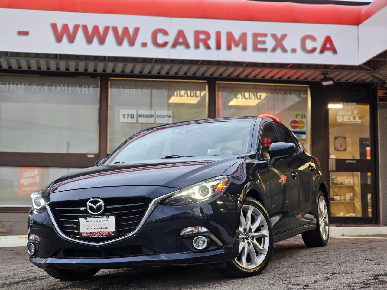 Used 2014 Mazda MAZDA3 GT-SKY NAVI | Leather | Sunroof | BSM | BOSE for sale in Waterloo, ON