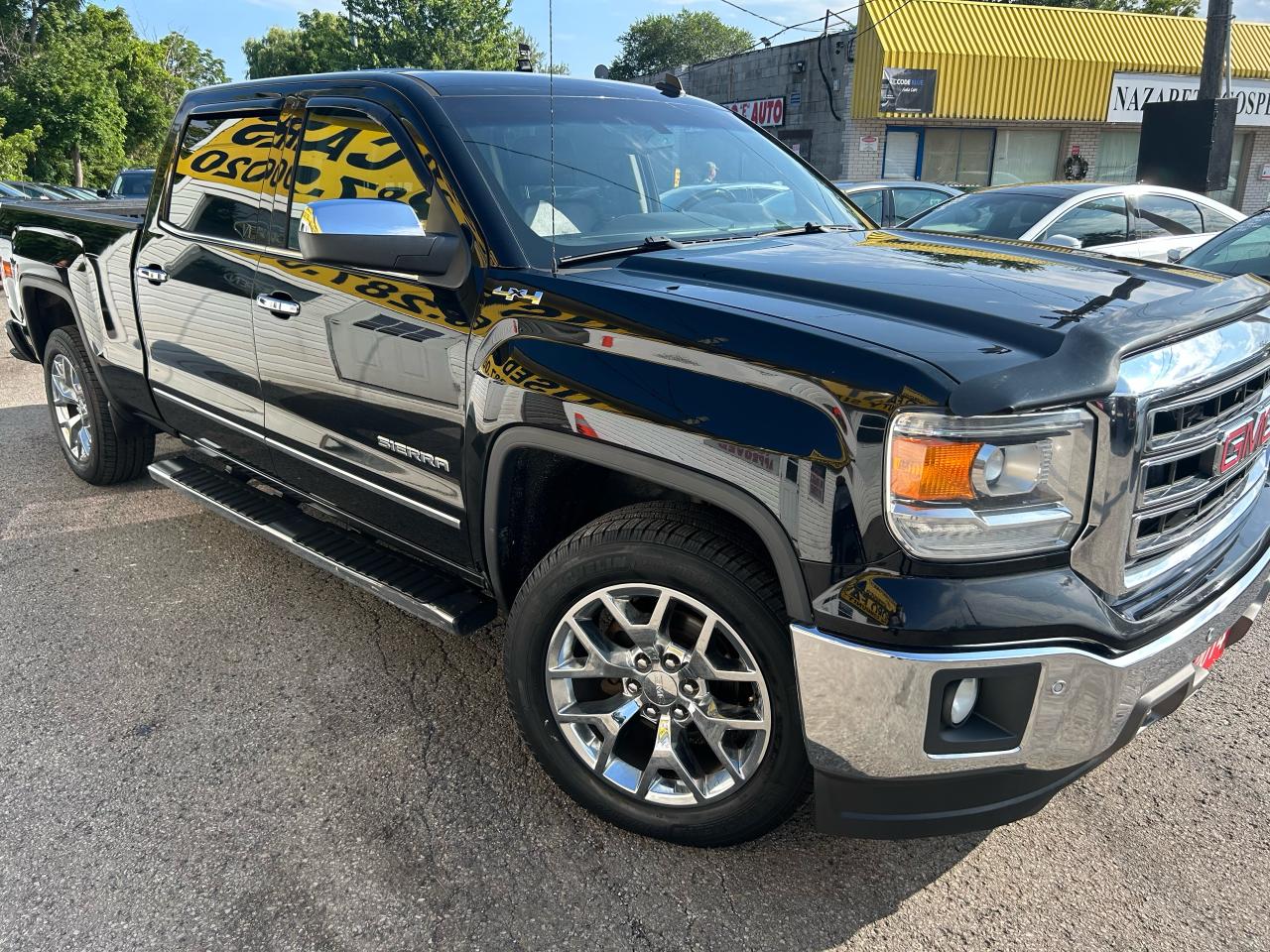 Used 2014 GMC Sierra 1500 SLT/4WD/NAVI/CAMERA/QREW CAP/LEATHER/P.SEAT/ALLOYS for sale in Scarborough, ON