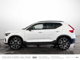 Delivers 30 Highway MPG and 23 City MPG! This Volvo XC40 boasts a Intercooled Turbo Gas/Electric I-4 2.0 L/120 engine powering this Automatic transmission. CRYSTAL WHITE METALLIC, CHARCOAL, LEATHER SEATING SURFACES, Window Grid Diversity Antenna.*This Volvo XC40 Comes Equipped with These Options *Wheels: 20 5-Double Spoke Black Diamond-Cut Alloy, Volvo Cars App w/4 Year Subscription Emergency Sos, Voice Activated Dual Zone Front Automatic Air Conditioning, Valet Function, Trunk/Hatch Auto-Latch, Trip Computer, Transmission: 8-Speed Geartronic Automatic, Transmission w/Driver Selectable Mode and Geartronic Sequential Shift Control, Tracker System, Towing Equipment -inc: Trailer Sway Control.* Visit Us Today *Youve earned this- stop by Volvo of Halifax located at 3377 Kempt Road, Halifax, NS B3K-4X5 to make this car yours today!