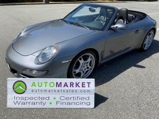 Used 2006 Porsche 911 CABRIOLET S MANUAL 6sp  BIG WARRANTY, INSPECTED, BCAA MBSHP for sale in Surrey, BC