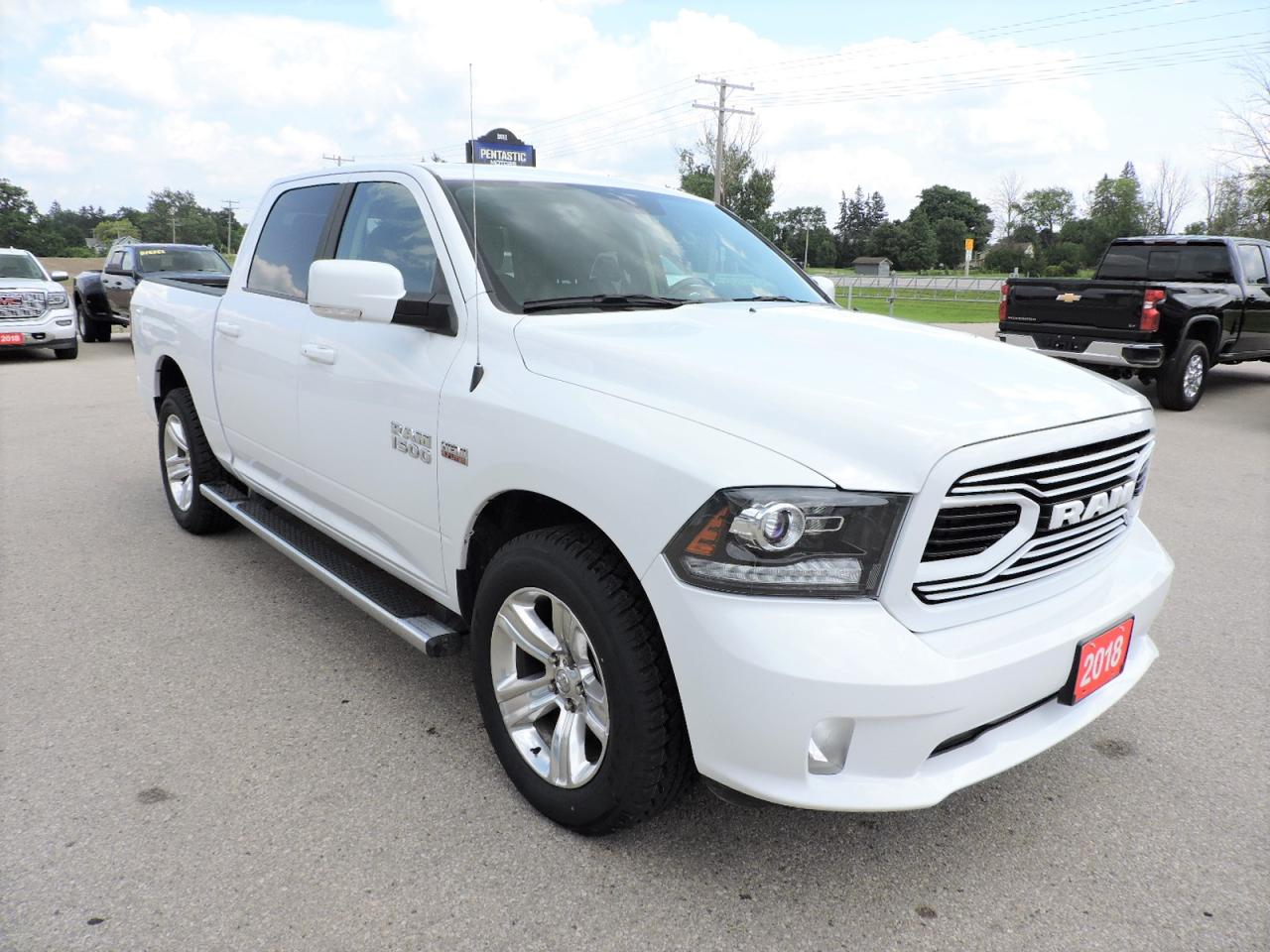2018 RAM 1500 Sport Hemi 4X4 Leather New Tires New Brakes