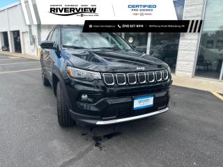 Used 2022 Jeep Compass Limited ONE OWNER | NO ACCIDENTS | LEATHER | REAR VIEW CAMERA for sale in Wallaceburg, ON