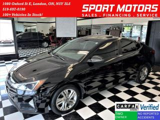 Used 2019 Hyundai Elantra Preferred w/Sun+Safety+New Tires+CLEAN CARFAX for sale in London, ON