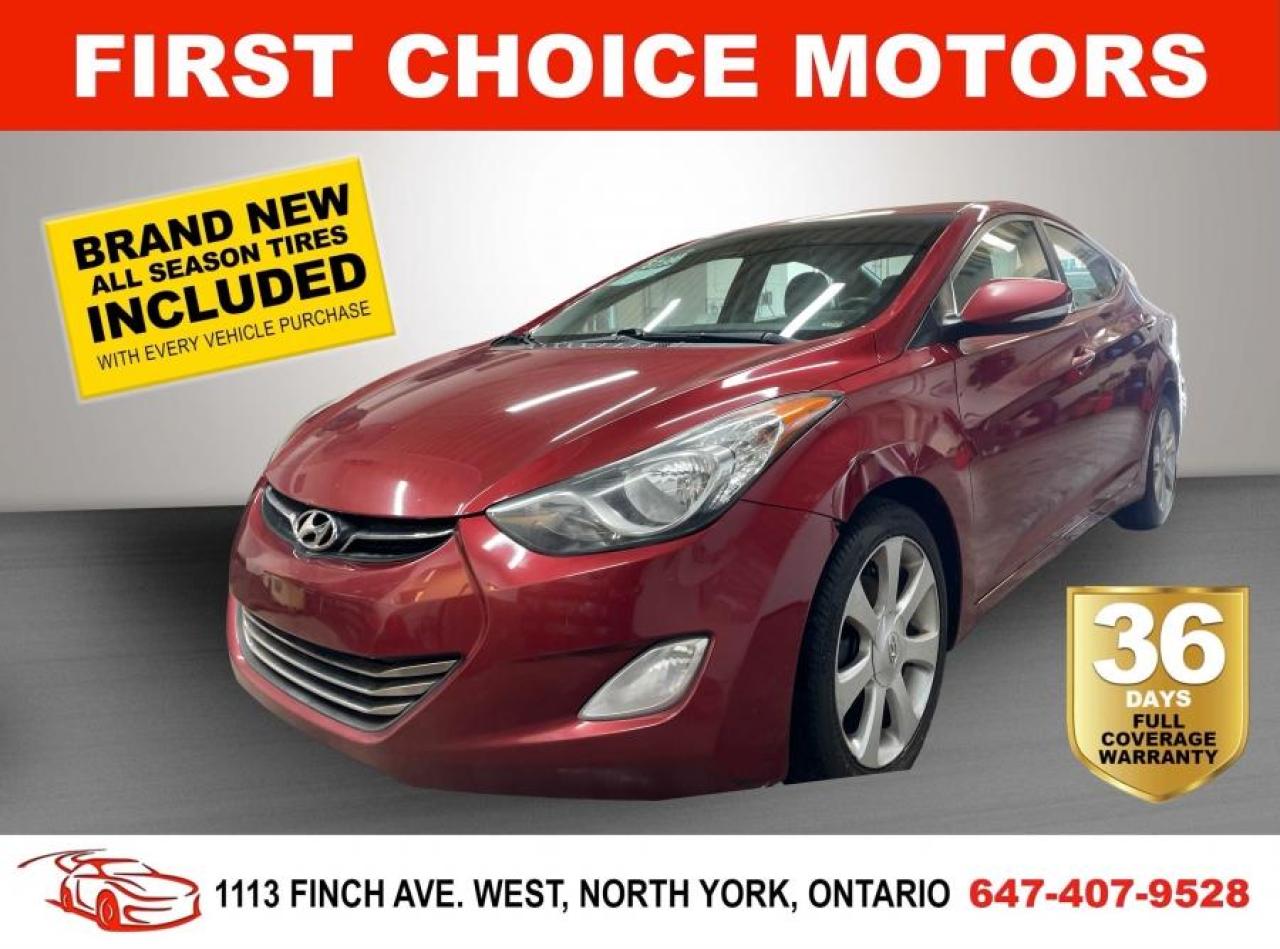Used 2013 Hyundai Elantra LIMITED ~AUTOMATIC, FULLY CERTIFIED WITH WARRANTY! for sale in North York, ON