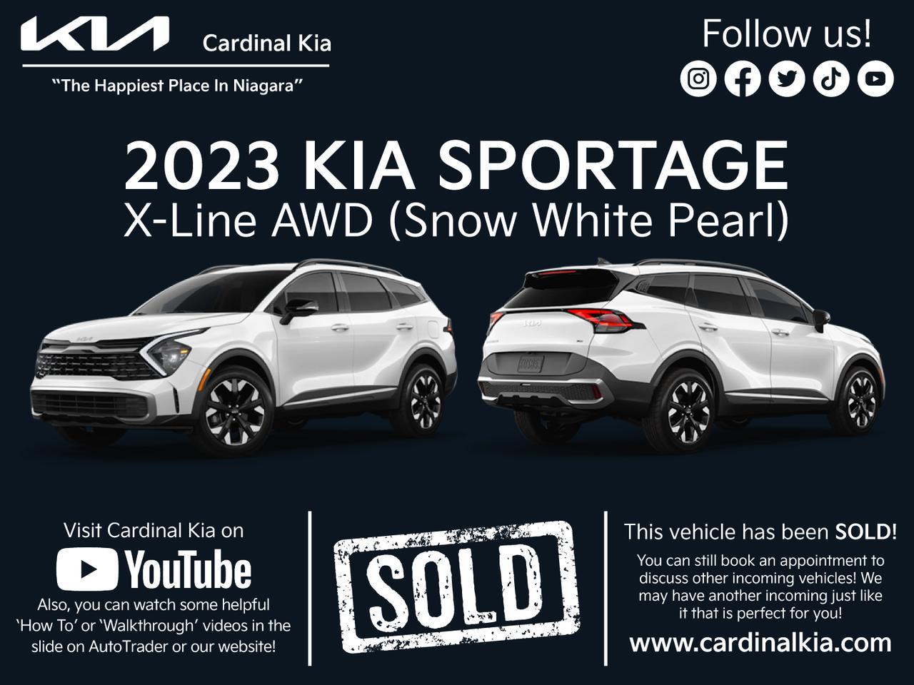 New 2023 Kia Sportage X-Line for sale in Niagara Falls, ON