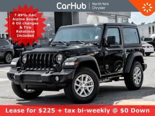 Used 2023 Jeep Wrangler Sport S 2 Door LEDs Nav 3 Pcs Hardtop Trac-Lok & 2.72 4WD for sale in Thornhill, ON