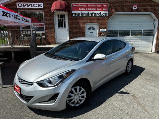 Used 2015 Hyundai Elantra L Sedan 6Speed Manual Cloth Air Conditioning AM/FM for sale in Bowmanville, ON