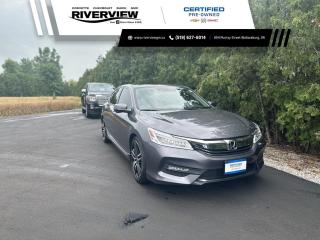 <p>Freshly added to our pre-owned lot is this 2017 Honda Accord Touring! No accidents and LOW kms!</p>

<p>Comes with many convenience features such as, lane keep assit, rear view camera, rear park assist, sunroof, wireless charging, front bucket seats, CD player, navigation system, heated front seats, remote start, forward collision alert, cruise control, keyless entry and so much more!</p>

<p>Call and book your appointment today!</p>
<p><span style=font-size:12px><span style=font-family:Arial,Helvetica,sans-serif><strong>Certified Pre-Owned</strong> vehicles go through a 150+ point inspection and are reconditioned to the highest standards. They include a 3 month/5,000km dealer certified warranty with 24 hour roadside assistance, exchange privileged within first 30 days/2,500km and a 3 month free trial of SiriusXM radio (when vehicle is equipped). Verify with dealer for all vehicle features.</span></span></p>

<p><span style=font-size:12px><span style=font-family:Arial,Helvetica,sans-serif>All our vehicles are <strong>Market Value Priced</strong> which provides you with the most competitive prices on all our pre-owned vehicles, all the time. </span></span></p>

<p><span style=font-size:12px><span style=font-family:Arial,Helvetica,sans-serif><strong><span style=background-color:white><span style=color:black>**All advertised pricing is for financing purchases, all-cash purchases will have a surcharge.</span></span></strong><span style=background-color:white><span style=color:black> Surcharge rates based on the selling price $0-$29,999 = $1,000 and $30,000+ = $2,000. </span></span></span></span></p>

<p><span style=font-size:12px><span style=font-family:Arial,Helvetica,sans-serif><strong>*4.99% Financing</strong> available OAC on select pre-owned vehicles up to 24 months, 6.49% for 36-48 months, 6.99% for 60-84 months.(2019-2025MY Encore, Envision, Enclave, Verano, Regal, LaCrosse, Cruze, Equinox, Spark, Sonic, Malibu, Impala, Trax, Blazer, Traverse, Volt, Bolt, Camaro, Corvette, Silverado, Colorado, Tahoe, Suburban, Terrain, Acadia, Sierra, Canyon, Yukon/XL).</span></span></p>

<p><span style=font-size:12px><span style=font-family:Arial,Helvetica,sans-serif>Visit us today at 854 Murray Street, Wallaceburg ON or contact us at 519-627-6014 or 1-800-828-0985.</span></span></p>

<p> </p>