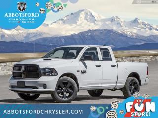 <br> <br>  This 2023 Ram 1500 Classic is the truck to have, thanks to its incredible powertrain and a well-appointed interior. <br> <br>The reasons why this Ram 1500 Classic stands above its well-respected competition are evident: uncompromising capability, proven commitment to safety and security, and state-of-the-art technology. From its muscular exterior to the well-trimmed interior, this 2023 Ram 1500 Classic is more than just a workhorse. Get the job done in comfort and style while getting a great value with this amazing full-size truck. <br> <br> This bright white Quad Cab 4X4 pickup   has a 8 speed automatic transmission and is powered by a  305HP 3.6L V6 Cylinder Engine.<br> <br> Our 1500 Classics trim level is Express. This Ram 1500 Express features upgraded aluminum wheels, front fog lamps and USB connectivity, along with a great selection of standard features such as class II towing equipment including a hitch, wiring harness and trailer sway control, heavy-duty suspension, cargo box lighting, and a locking tailgate. Additional features include heated and power adjustable side mirrors, UCconnect 3, cruise control, air conditioning, vinyl floor lining, and a rearview camera. This vehicle has been upgraded with the following features: Aluminum Wheels,  Heavy Duty Suspension,  Tow Package,  Power Mirrors,  Rear Camera. <br><br> View the original window sticker for this vehicle with this url <b><a href=http://www.chrysler.com/hostd/windowsticker/getWindowStickerPdf.do?vin=1C6RR7FG7PS567757 target=_blank>http://www.chrysler.com/hostd/windowsticker/getWindowStickerPdf.do?vin=1C6RR7FG7PS567757</a></b>.<br> <br/> Total  cash rebate of $11936 is reflected in the price. Credit includes up to 20% MSRP.  6.49% financing for 96 months. <br> Buy this vehicle now for the lowest weekly payment of <b>$164.88</b> with $0 down for 96 months @ 6.49% APR O.A.C. ( taxes included, Plus applicable fees   ).  Incentives expire 2024-04-30.  See dealer for details. <br> <br>Abbotsford Chrysler, Dodge, Jeep, Ram LTD joined the family-owned Trotman Auto Group LTD in 2010. We are a BBB accredited pre-owned auto dealership.<br><br>Come take this vehicle for a test drive today and see for yourself why we are the dealership with the #1 customer satisfaction in the Fraser Valley.<br><br>Serving the Fraser Valley and our friends in Surrey, Langley and surrounding Lower Mainland areas. Abbotsford Chrysler, Dodge, Jeep, Ram LTD carry premium used cars, competitively priced for todays market. If you don not find what you are looking for in our inventory, just ask, and we will do our best to fulfill your needs. Drive down to the Abbotsford Auto Mall or view our inventory at https://www.abbotsfordchrysler.com/used/.<br><br>*All Sales are subject to Taxes and Fees. The second key, floor mats, and owners manual may not be available on all pre-owned vehicles.Documentation Fee $699.00, Fuel Surcharge: $179.00 (electric vehicles excluded), Finance Placement Fee: $500.00 (if applicable)<br> Come by and check out our fleet of 80+ used cars and trucks and 130+ new cars and trucks for sale in Abbotsford.  o~o