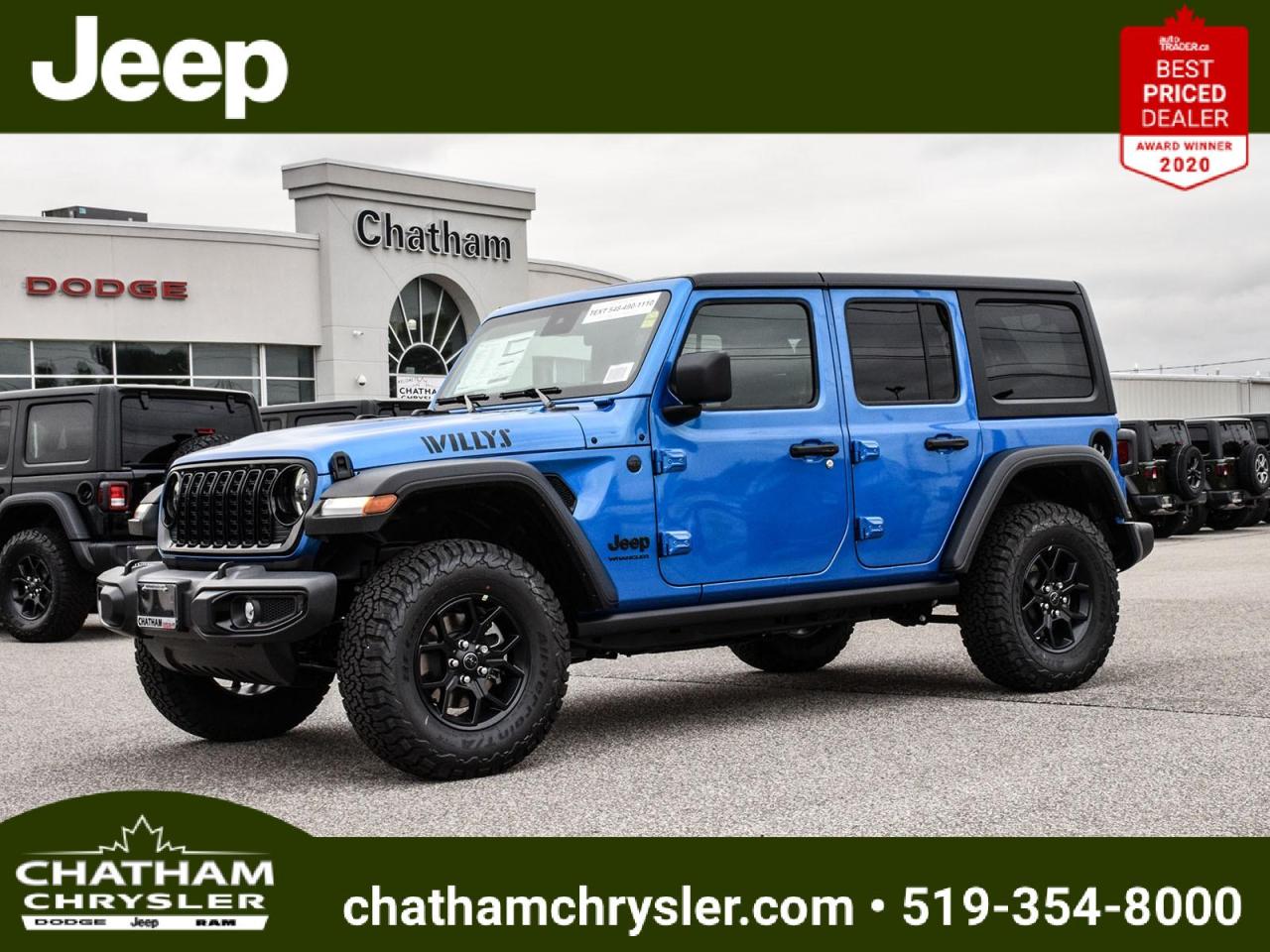 New 2024 Jeep Wrangler SPORT for sale in Chatham, ON