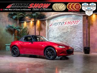 <strong>*** STRIKING CANDY RED MAZDA MX-5 CONVERTIBLE GS-P w/ 6 SPEED MANUAL...BILSTEIN SHOCKS...LIMITED-SLIP REAR DIFFERENTIAL *** 7 INCH TOUCHSCREEN, NAVIGATION, APPLE CARPLAY / ANDROID AUTO *** HEATED SEATS, REAR VIEW CAMERA, 9 SPEAKER BOSE STEREO *** </strong>Experience a true drivers car with this striking Candy Red Miata MX-5 Roadster. Sure to put a smile on your face as you push the engine to its screaming 7000 RPM redline before kicking that clutch and shifting gears!! Ultralight 2350 pound curbweight in a modern car chalk full of amenities and creature comforts including <strong>9 SPEAKER BOSE STEREO w/ HEADREST SPEAKERS</strong>......<strong>7 INCH TOUCHSCREEN</strong>......Upgraded Sports Suspension......Bilstein Shocks......GS-P Exclusive Contrast Stitched Seats......Strut Tower Bar......Limited-Slip Rear Differential......Apple CarPlay /  Android Auto......<strong>HEATED SEATS</strong>......RearView Camera......LED Headlights & Taillights......3M Protective Film (Front Bumper, Fenders & Mirrors)......LED Headlights & Taillights......Blind Spot Monitoring......Rear Cross Traffic Alert......Lane Departure Warning......Steering Wheel Media Controls......Keyless Entry.......17 Inch Blacked Out 8-Spoke Wheels!!<br /><br />This Mazda MX-5 comes with all original Books & Manuals, two Colour Matched Keys & Fobs, two Car Covers, balance of factory 60 Month (UNLIMITED KM) MAZDA WARRANTY, and fitted WeatherTech all weather mats. Now sale priced at $31,800 with Financing and Extended Warranty options available!!<br /><br /><br />Will accept trades. Please call (204)560-6287 or View at 3165 McGillivray Blvd. (Conveniently located two minutes West from Costco at corner of Kenaston and McGillivray Blvd.)<br /><br />In addition to this please view our complete inventory of used <a href=\https://www.autoshowwinnipeg.com/used-trucks-winnipeg/\>trucks</a>, used <a href=\https://www.autoshowwinnipeg.com/used-cars-winnipeg/\>SUVs</a>, used <a href=\https://www.autoshowwinnipeg.com/used-cars-winnipeg/\>Vans</a>, used <a href=\https://www.autoshowwinnipeg.com/new-used-rvs-winnipeg/\>RVs</a>, and used <a href=\https://www.autoshowwinnipeg.com/used-cars-winnipeg/\>Cars</a> in Winnipeg on our website: <a href=\https://www.autoshowwinnipeg.com/\>WWW.AUTOSHOWWINNIPEG.COM</a><br /><br />Complete comprehensive warranty is available for this vehicle. Please ask for warranty option details. All advertised prices and payments plus taxes (where applicable).<br /><br />Winnipeg, MB - Manitoba Dealer Permit # 4908
