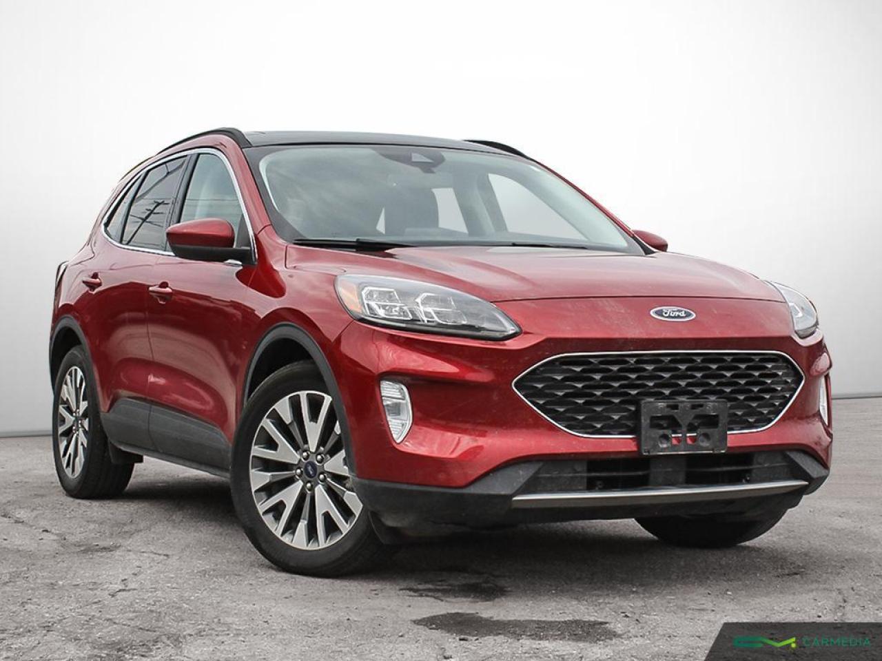 Used 2022 Ford Escape Titanium Hybrid AWD Leather Heated Seats Moonroof Alloy Wheels for sale in St Thomas, ON