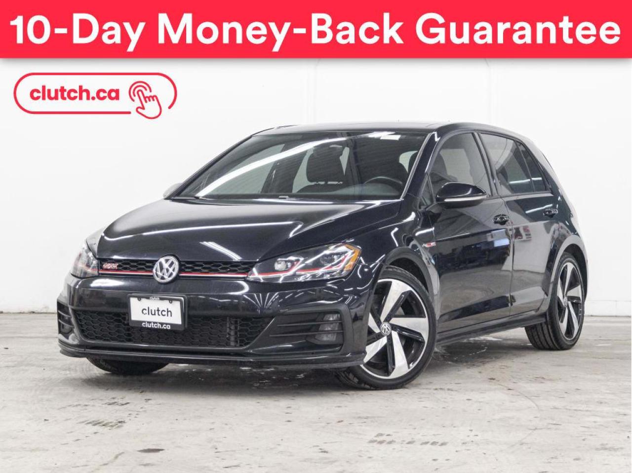 Used 2018 Volkswagen Golf GTI 5-Door Driver Assistance Pkg w/ Apple CarPlay, Adaptive Cruise, Backup Cam for sale in Toronto, ON