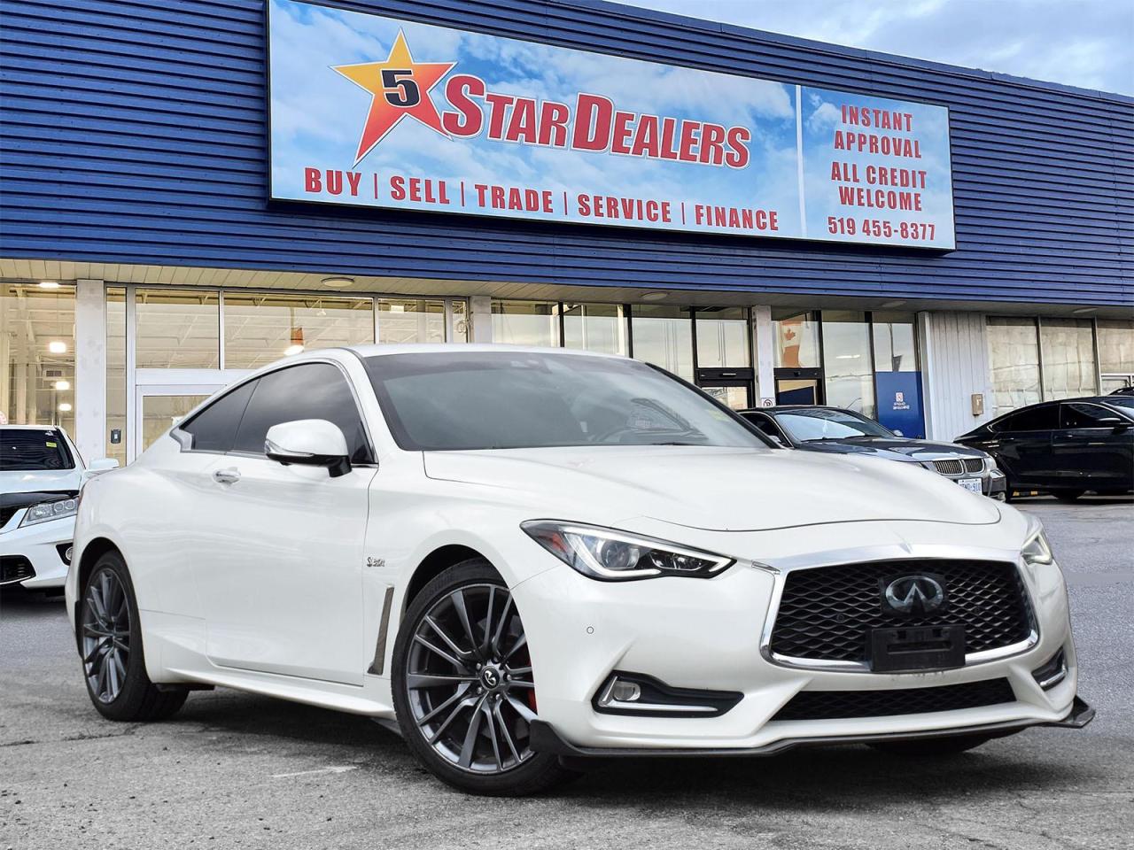 Used 2017 Infiniti Q60 NAV LEATHER SUNROOF LOADED! WE FINANCE ALL CREDIT for sale in London, ON