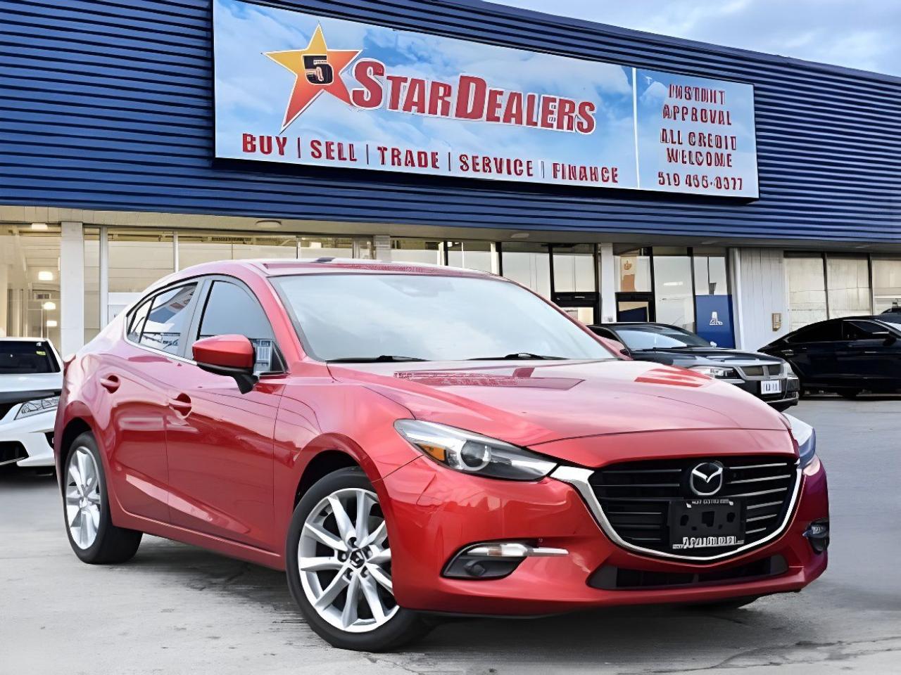 Used 2017 Mazda MAZDA3 Auto GT NAV LEATHER ROOF LOADED WE FINANCE ALL CR. for sale in London, ON