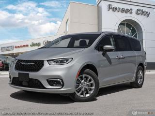<b>Apple CarPlay,  Android Auto,  360 Camera,  Synthetic Leather Seats,  Heated Seats!</b><br> <br>   This Chrysler Pacifica is the most flexible minivan on the market, bar none. <br> <br>Designed for the family on the go, this 2023 Chrysler Pacifica is loaded with clever and luxurious features that will make it feel like a second home on the road. Far more than your moms old minivan, this stunning Pacifica will feel modern, sleek, and cool enough to still impress your neighbors. If you need a minivan for your growing family, but still want something that feels like a luxury sedan, then this Pacifica is designed just for you.<br> <br> This silver mist van  has an automatic transmission and is powered by a  3.6L V6 24V MPFI DOHC engine.<br> <br> Our Pacificas trim level is Touring L AWD. This Pacifica Touring L features AWD for all-season capability, and steps things up with Caprice synthetic leather upholstery, Apple CarPlay and Android Auto connectivity, USB mobile projection and an 360 camera system, along with great standard features like power sliding doors, heated and power-adjustable front seats with lumbar support and cushion tilt, 2nd row captains chairs with 60-40 split bench 3rd row seats, a heated TechnoLeather leatherette steering wheel, adaptive cruise control, proximity keyless entry with remote engine start, and a power tailgate for rear cargo access. Additional features also include a 10.1-inch infotainment screen powered by Uconnect 5, dual-zone front climate control, blind spot detection, Park Assist rear parking sensors, lane keeping assist with lane departure warning, and forward collision warning with active braking. This vehicle has been upgraded with the following features: Apple Carplay,  Android Auto,  360 Camera,  Synthetic Leather Seats,  Heated Seats,  Heated Steering Wheel,  Power Liftgate. <br><br> View the original window sticker for this vehicle with this url <b><a href=http://www.chrysler.com/hostd/windowsticker/getWindowStickerPdf.do?vin=2C4RC3BG9PR551490 target=_blank>http://www.chrysler.com/hostd/windowsticker/getWindowStickerPdf.do?vin=2C4RC3BG9PR551490</a></b>.<br> <br>To apply right now for financing use this link : <a href=https://www.forestcitydodge.ca/finance-center/ target=_blank>https://www.forestcitydodge.ca/finance-center/</a><br><br> <br/> 6.99% financing for 96 months.  Incentives expire 2023-10-02.  See dealer for details. <br> <br><br> Forest City Dodge proudly serves clients in London ON, St. Thomas ON, Woodstock ON, Tilsonburg ON, Strathroy ON, and the surrounding areas. Formerly known as Southwest Chrysler, Forest City Dodge has become a local automotive leader that takes pride in providing a transparent car buying experience and exceptional customer service throughout the dealership. </br>

<br> If you are looking to finance a vehicle, our finance department are seasoned professionals in ensuring that you get financing options that fits your budget and lifestyle. Regardless of your credit situation, our finance team will work hard to get you approved for a vehicle youre comfortable with in no time. We also offer a dedicated service department thats always ready to attend your needs. Our factory trained technicians will help keep your vehicle in the best shape possible so that your vehicle gets the most out of its lifespan. </br>

<br> We have a strong and committed team with many years of experience satisfying our customers needs. Feel free to browse our inventory online, request more information about our vehicles, or inquire about financing. Visit us today at or contact us now with any questions or concerns! </br>
<br> Come by and check out our fleet of 80+ used cars and trucks and 200+ new cars and trucks for sale in London.  o~o