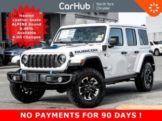 New 2024 Jeep Wrangler 4xe Rubicon X 4 Door LEDs Power Leather Seats 12.3'' Display R-Start for sale in Thornhill, ON