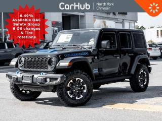 
This brand new 2024 Jeep Wrangler 4xe Rubicon 4 Door 4x4 is ready for adventure! It boasts a Intercooled Turbo Gas/Electric I-4 2.0 L/122 engine powering this Automatic transmission. Transmission: 8-Speed TORQUEFLITE AUTO PHEV. Our advertised prices are for consumers (i.e. end users) only.

 

This Jeep Wrangler 4xe Features the Following Options

 

Black Freedom Top 3-Piece Hardtop $1,895

Convenience Group $1,295

Safety Group $1,095

Black $195

 

4xe Hybrid Drivetrain w/ Electric Mode, Heated Front Seats, Heated Steering Wheel, 12.3 Touch Display (New for 24), Active Cruise Control, Automatic Emergency Braking, Blind Spot Alert, Remote Start, Freedom 3-Piece Hardtop, LED Headlamps, Blue 4xe Interior & Exterior Accents, 4x4 w Drivetrain Controls, Tow Hitch Receiver, Auxiliary / AUX Switches, Axle Locking & Sway Bar Controls, Dual Zone Climate w Rear Vents, AM/FM/SiriusXM-Ready, Bluetooth, WiFi Capable, Rear AC/USB Power, Tire Fill Assist, Hill Start Assist, Push Button Start, Auto Lights, Steering Wheel Media Controls, Garage Door Opener, Driver Profiles, Garage Door Opener, SAFETY GROUP -inc: Park-Sense Rear Park Assist System, Automatic High-Beam Headlamp Control, Blind-Spot/Rear Cross-Path Detection, PACKAGE 29V RUBICON -inc: Engine: 2.0L DOHC I-4 DI Turbo PHEV, Transmission: 8-Speed TorqueFlite Auto PHEV, CONVENIENCE GROUP -inc: Heated Steering Wheel, Remote Start System, Front Heated Seats, BLACK SUSTAINABLE PREMIUM CLOTH SEATS, Wheels: 17 Machined Dual Tone Design.

 

Dont miss out on this one!

 
Drive Happy with CarHub *** All-inclusive, upfront prices -- no haggling, negotiations, pressure, or games *** Purchase or lease a vehicle and receive a $1000 CarHub Rewards card for service *** All available manufacturer rebates have been applied and included in our new vehicle sale price *** Purchase this vehicle fully online on CarHub websites  Transparency StatementOnline prices and payments are for finance purchases -- please note there is a $750 finance/lease fee. Cash purchases for used vehicles have a $2,200 surcharge (the finance price + $2,200), however cash purchases for new vehicles only have tax and licensing extra -- no surcharge. NEW vehicles priced at over $100,000 including add-ons or accessories are subject to the additional federal luxury tax. While every effort is taken to avoid errors, technical or human error can occur, so please confirm vehicle features, options, materials, and other specs with your CarHub representative. This can easily be done by calling us or by visiting us at the dealership. CarHub used vehicles come standard with 1 key. If we receive more than one key from the previous owner, we include them with the vehicle. Additional keys may be purchased at the time of sale. Ask your Product Advisor for more details. Payments are only estimates derived from a standard term/rate on approved credit. Terms, rates and payments may vary. Prices, rates and payments are subject to change without notice. Please see our website for more details.