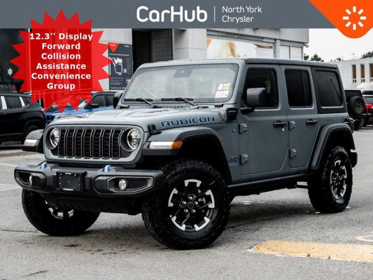 New 2024 Jeep Wrangler 4xe Rubicon LEDs Safety Grp Heated Seats R-Start Hardtop for sale in Thornhill, ON