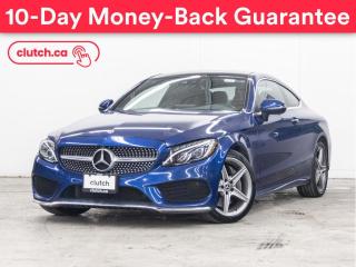 Used 2017 Mercedes-Benz C-Class C 300 w/Bluetooth, 360 View Cam, Cruise Control, Nav for sale in Toronto, ON