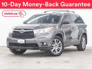 Used 2016 Toyota Highlander XLE AWD W/ Nav, Backup Cam, Moonroof for sale in Toronto, ON