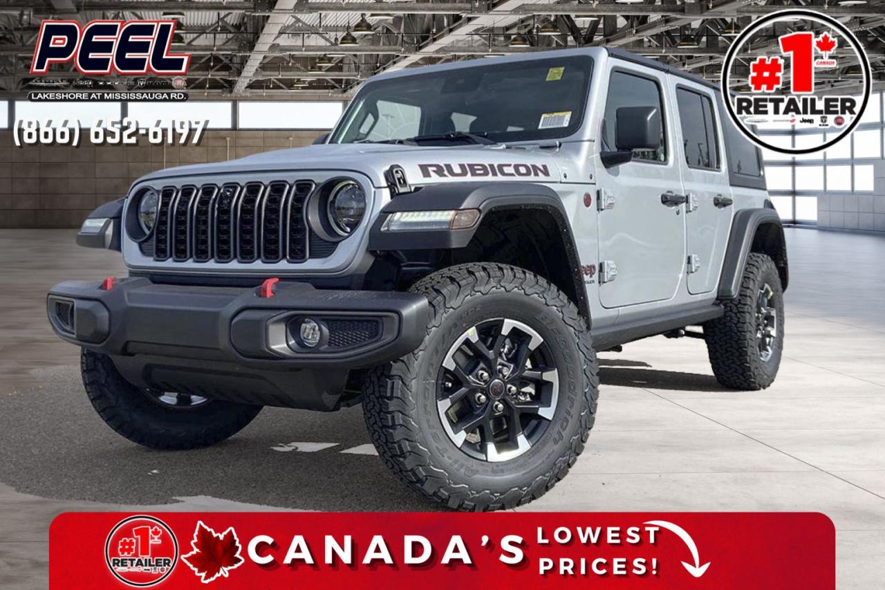 New 2024 Jeep Wrangler RUBICON 4DR | CONV&SAFETY&TECH GRP | BLACK GRILLE for sale in Mississauga, ON