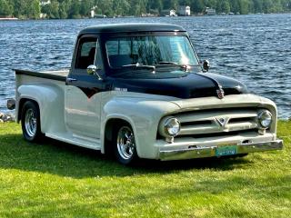 <p>1953 Ford F100 Fully Restored ( 44 MILES ) Automatic 283 CI V-8</p><p>Introducing the 1953 Ford F100, a timeless classic that has been meticulously restored to its former glory! With a mere 44 miles on the odometer, this gem is practically brand new. Equipped with an automatic transmission for effortless driving and powered by a robust 283 CI V-8 engine, this truck offers the perfect blend of vintage charm and modern convenience. Its gleaming exterior and carefully refurbished interior showcase the care and dedication put into its restoration. Whether youre a collector or an enthusiast, the 1953 Ford F100 will surely captivate your heart and elevate your driving experience to new heights. Dont miss the opportunity to own a piece of automotive history - come and take a closer look before its gone!</p><p><br />Features:</p><ul><li>283 CI V-8 engine</li><li>350 Turbo Hydra-Matic automatic transmission</li><li>Custom leather interior</li><li>Ultra suede headliner and door panels</li><li>Bucket seats</li><li>Black carpets</li><li>Custom suspension</li><li>Heidts tubular coil overs</li><li>Power front suspension</li><li>4-link coil over rear suspension</li></ul><p><strong>Discover YOUR trusted local dealership with a 30-year history - Callan Motor.</strong> Say goodbye to hidden fees and find a straightforward , hassle-free, transparent buying experience. We price our vehicles at or below marketing value, continuously check our pricing verses market to ensure we are offering our customers the best options.</p><p>Visit us in Perth, Ontario, conveniently located on highway 7. Drop by or book an appointment to find a quality vehicle with ease. </p>