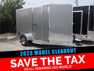 New 2023 Canadian Trailer Company 6x10 V-Nose Cargo Trailer Aluminum Single Axle for sale in Guelph, ON