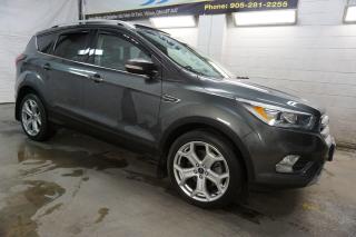 Used 2019 Ford Escape TITANIUM 4WD *FREE ACCIDENT* CERTIFIED CAMERA NAV BLUETOOTH LEATHER HEATED SEATS PANO ROOF CRUISE ALLOYS for sale in Milton, ON