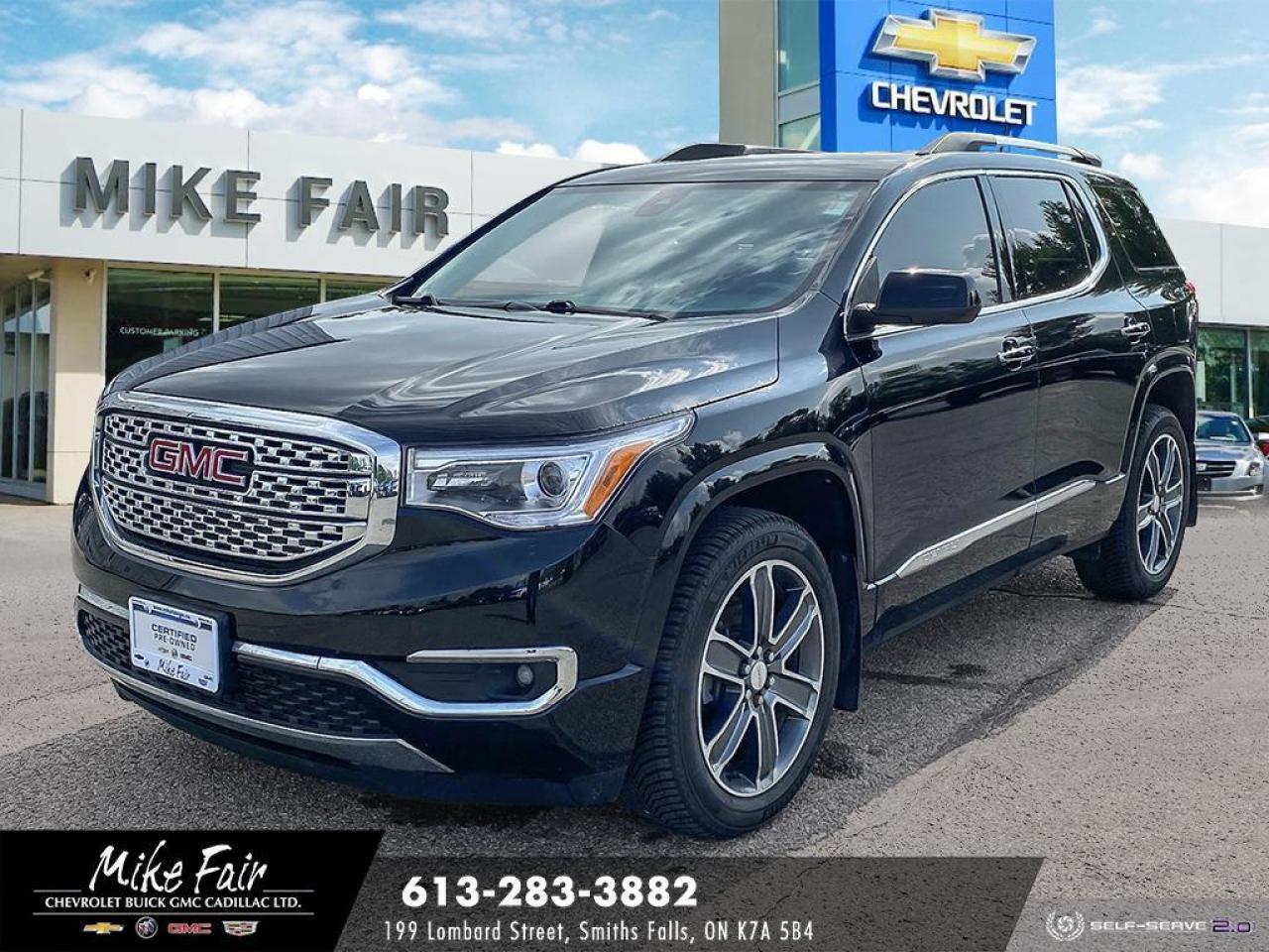 Used 2017 GMC Acadia Denali AWD,remote start,heated front seats/steering wheel,sunroof,power liftgate for sale in Smiths Falls, ON