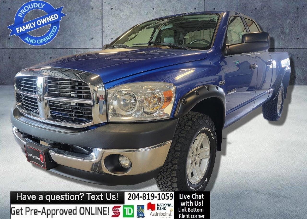 Used 2008 Dodge Ram 1500 4WD Quad Cab 140.5 TRX4 Tow PKg, LOCAL CLEAN TITLE for sale in Winnipeg, MB