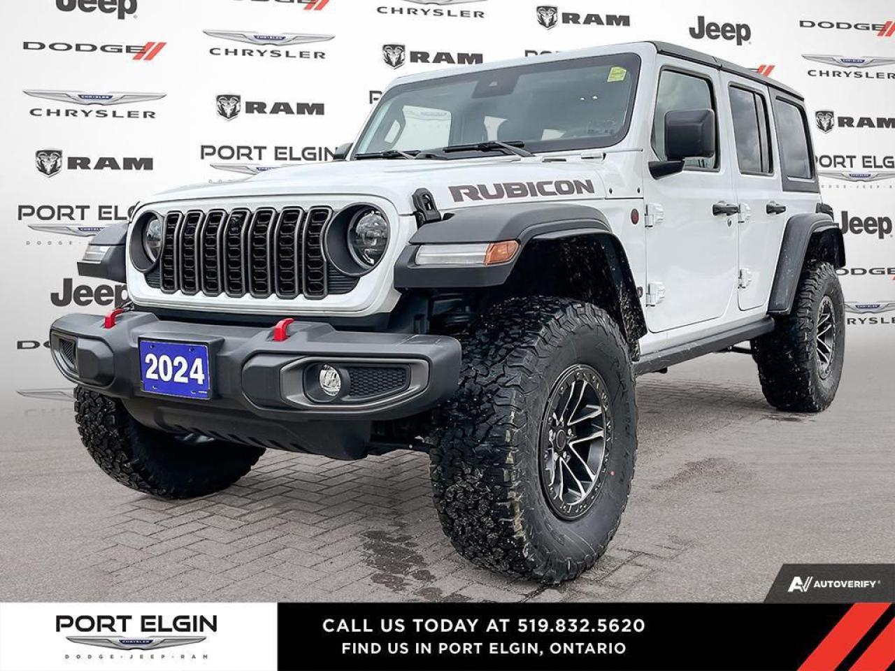 New 2024 Jeep Wrangler 4-Door Rubicon for sale in Port Elgin, ON