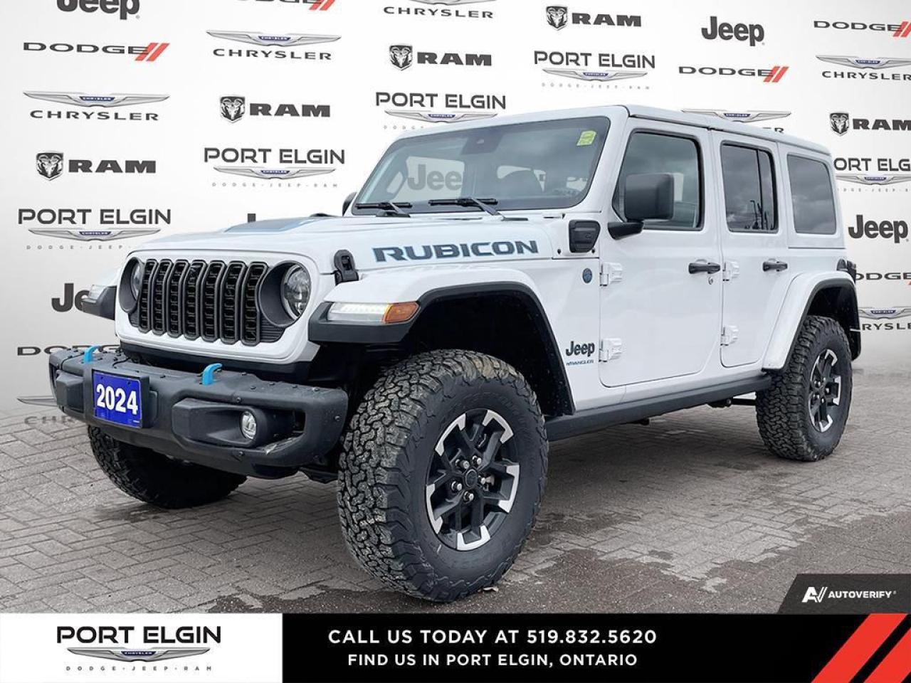 New 2024 Jeep Wrangler 4xe 4-Door Rubicon X for sale in Port Elgin, ON