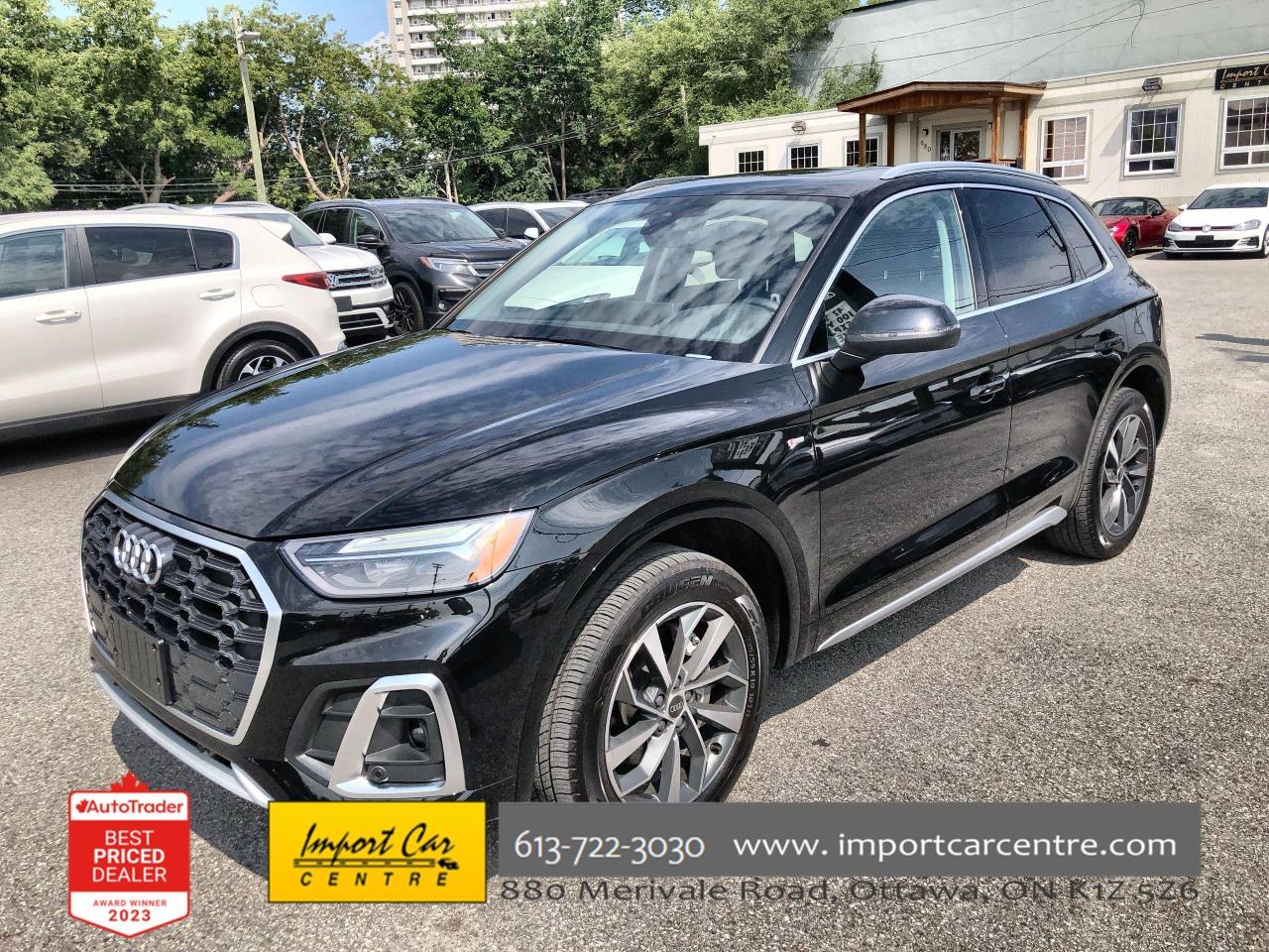 Used 2023 Audi Q5 45 Progressiv PANO ROOF  19 ALLOYS  LANE ASSIST  B for sale in Ottawa, ON