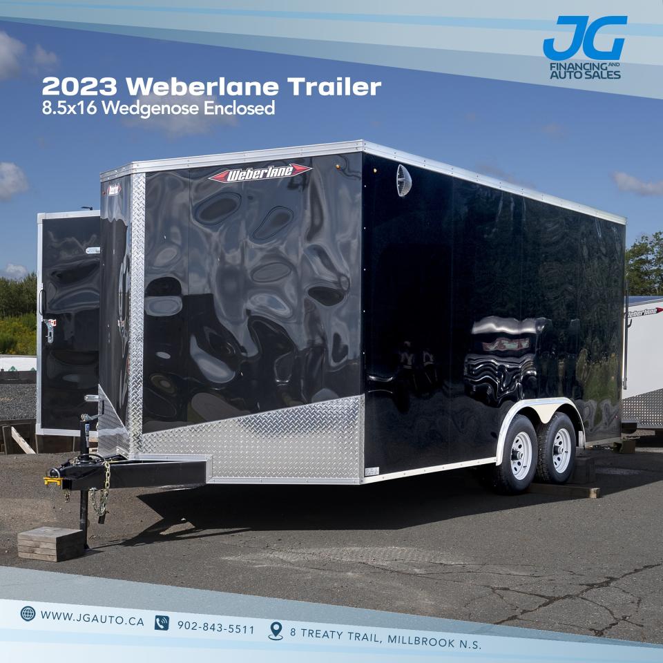 2023 Weberlane - 8.5x16 Wedgenose Enclosed