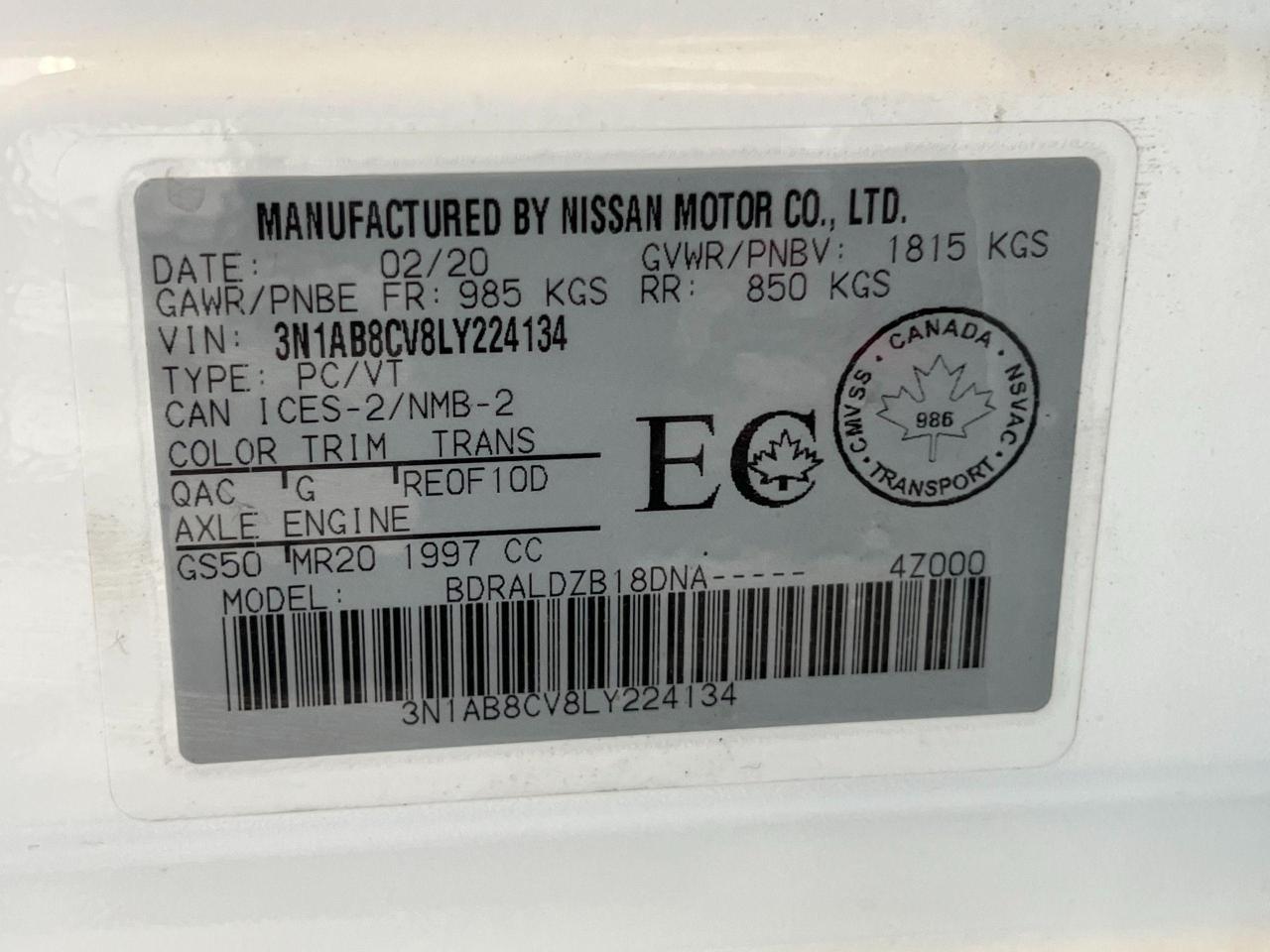 2020 Nissan Sentra SV+Adaptive Cruise+Remote Start+A/C+CLEAN CARFAX - Photo #49